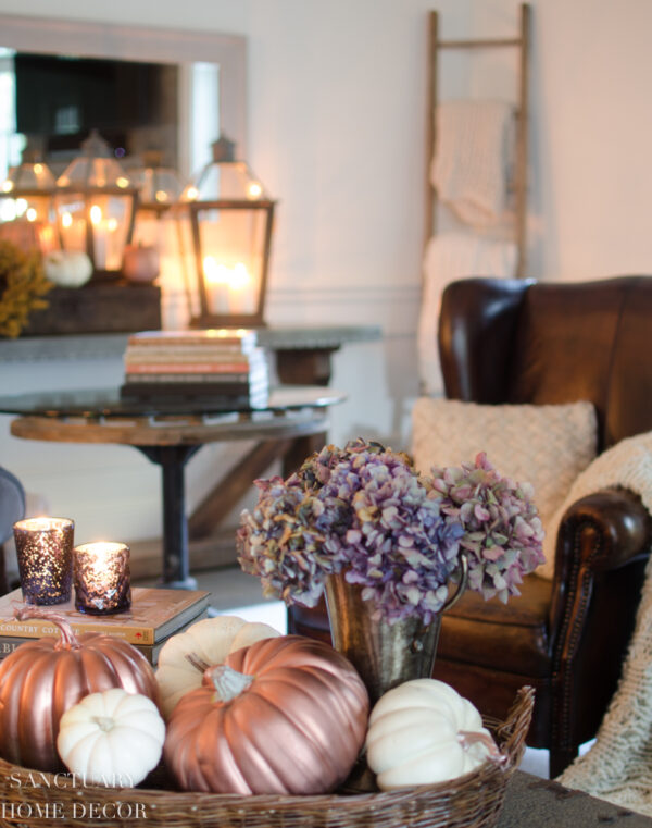 Neutral Fall Decorating-My Home Tour - Sanctuary Home Decor