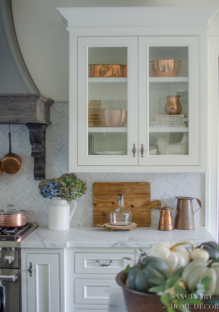 Tips & Ideas For How To Organize Glassware in your Kitchen Display Cabinet