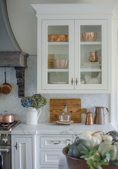 Add Warmth for Fall With Vintage Copper Kitchen Accessories