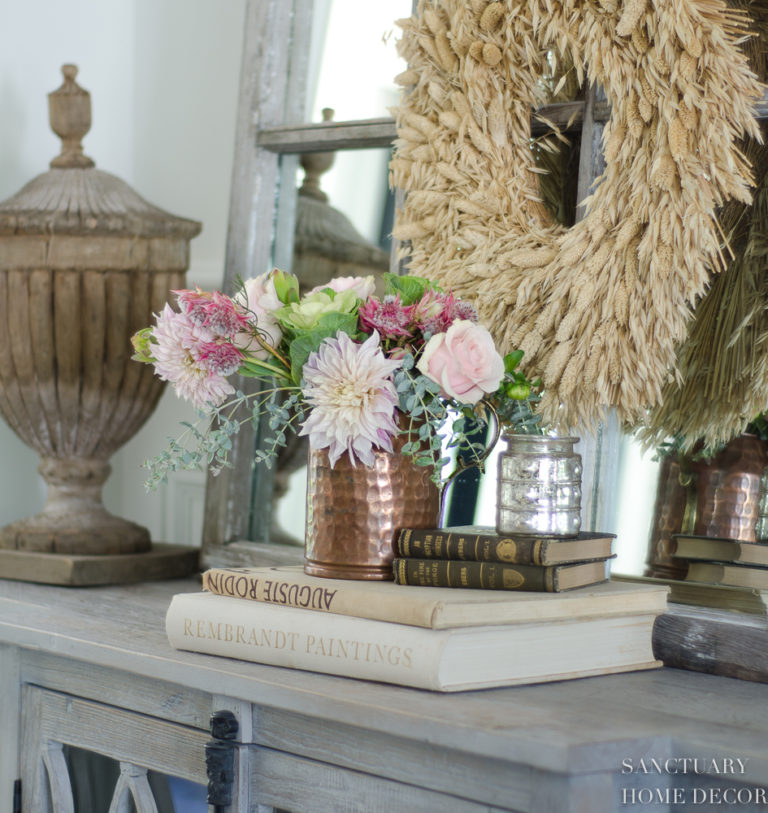 5 Minute Fall Decorating-Easy Vignettes