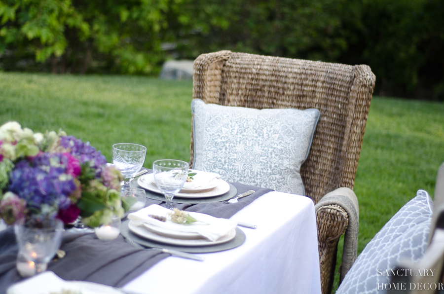 An Early Summer Backyard Dinner Party Sanctuary Home Decor