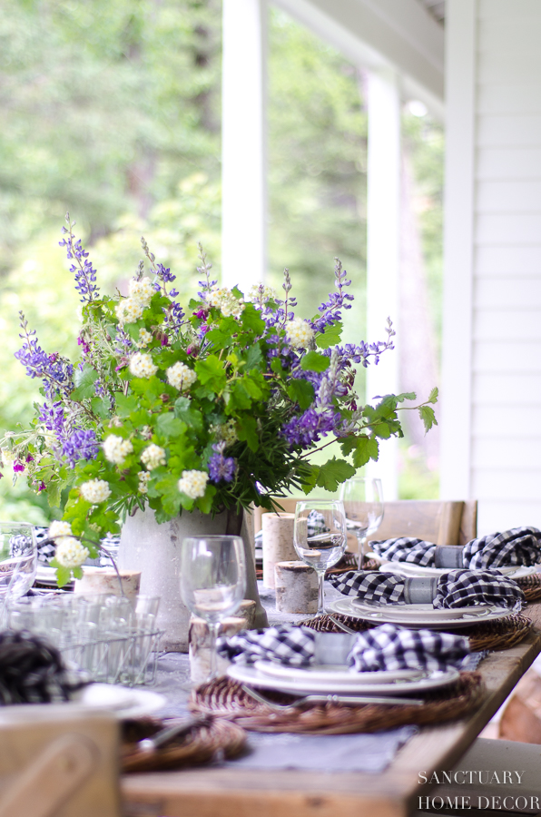 summer table setting