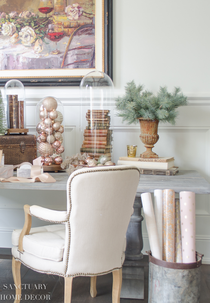 Christmas Decorating With Blush Rose Gold And Copper Sanctuary Home Decor