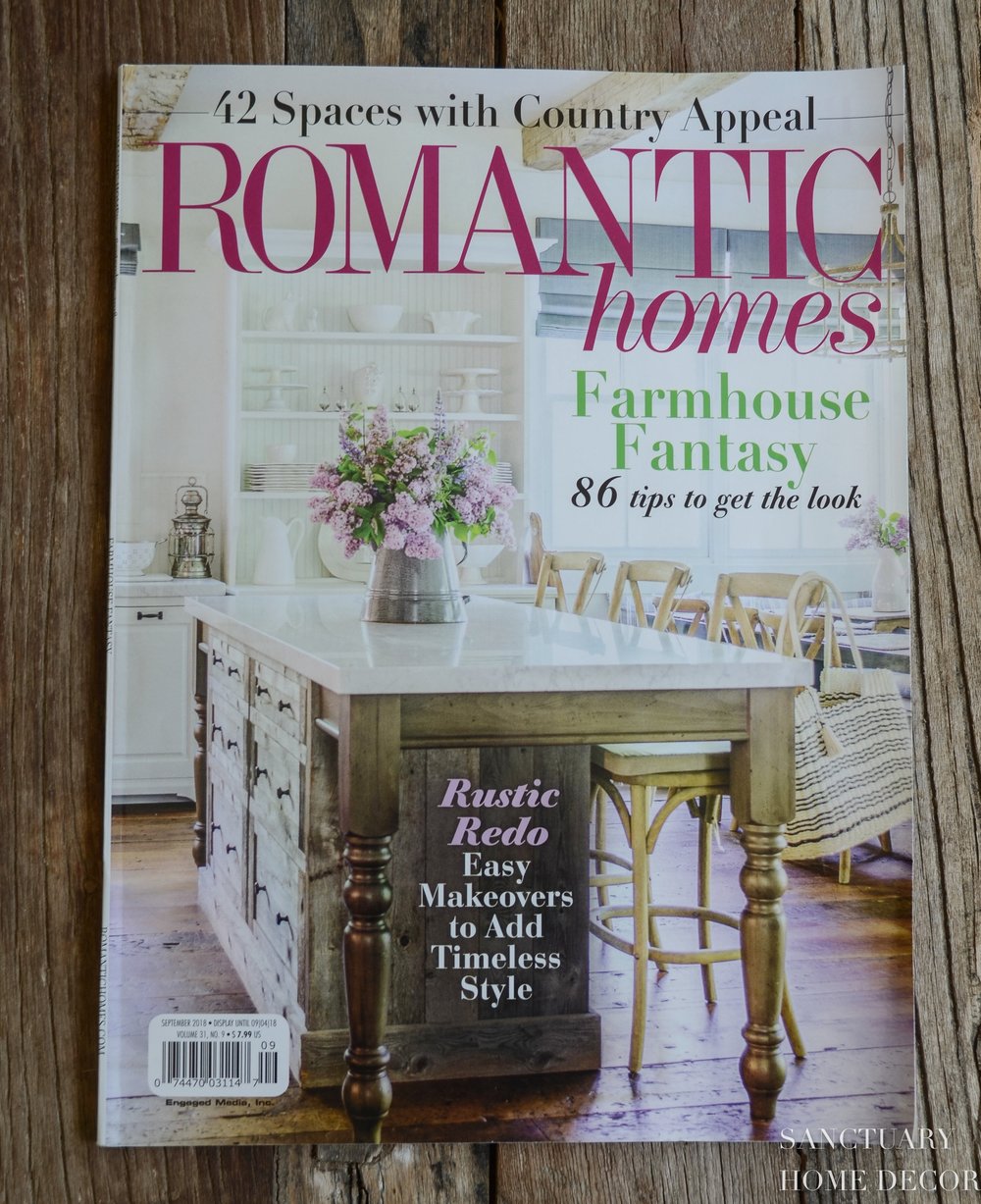 Our House In Romantic Homes Magazine Sanctuary Home Decor