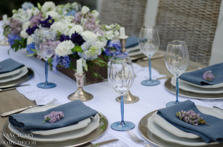 8 Tips to Set A Beautiful Spring Table - Sanctuary Home Decor