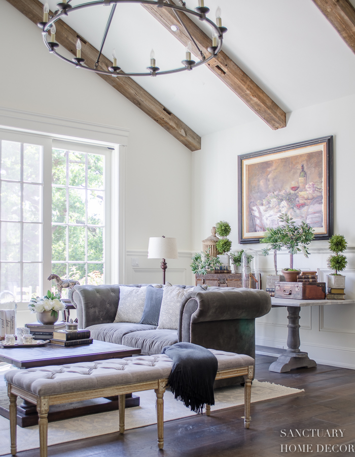 Styling A Rustic Elegant Living Room