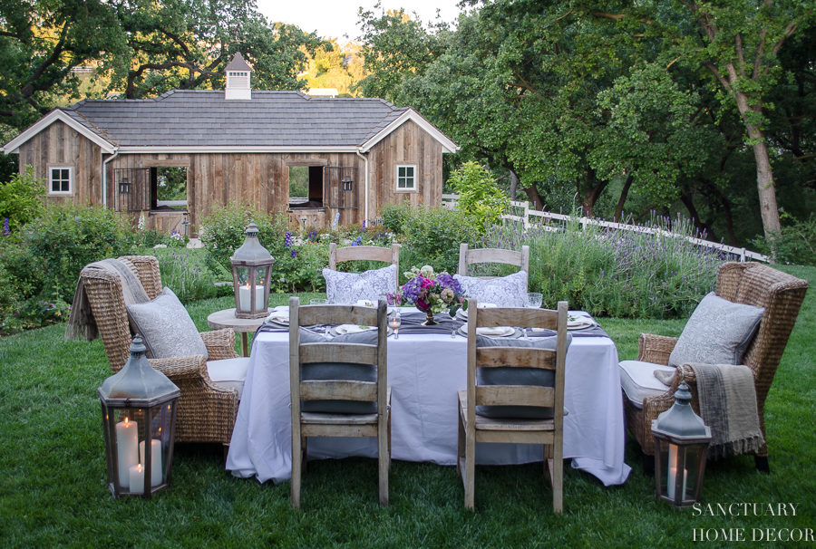 An Early Summer Backyard Dinner Party - Sanctuary Home Decor