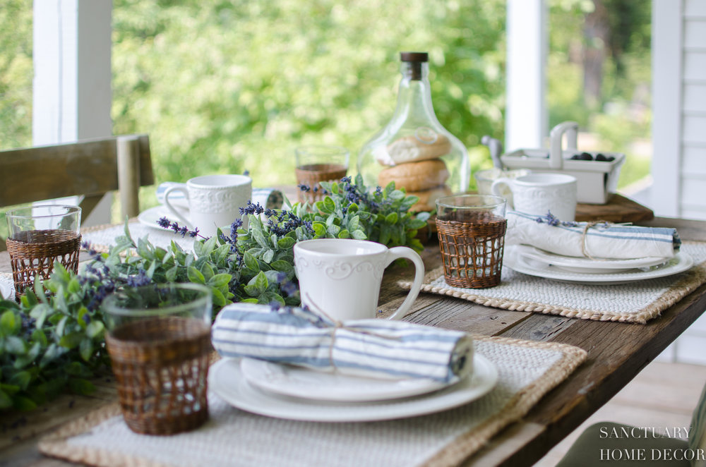 Sunday Brunch Table Setting