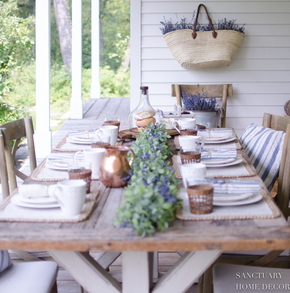 An Easy Sunday Brunch Table Setting - Sanctuary Home Decor