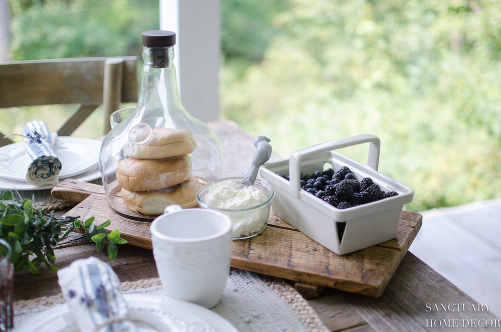 Sunday Brunch Table Setting