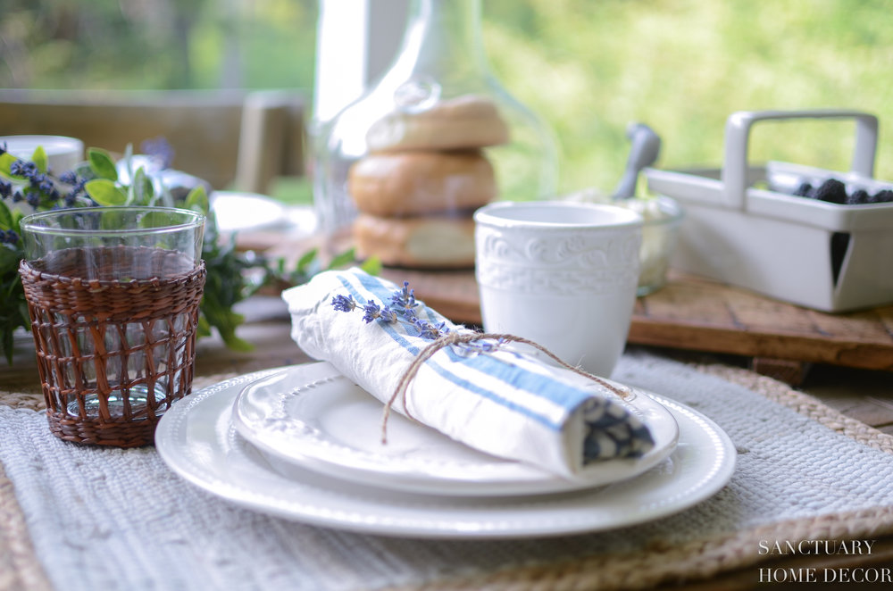 Sunday Brunch Table Setting