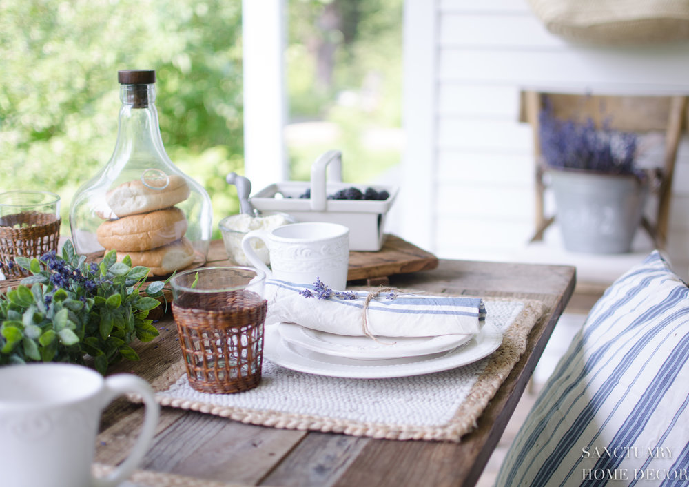 An Easy Sunday Brunch Table Setting - Sanctuary Home Decor