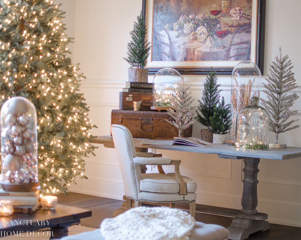 Living Room Farmhouse Christmas Decor - MY 100 YEAR OLD HOME