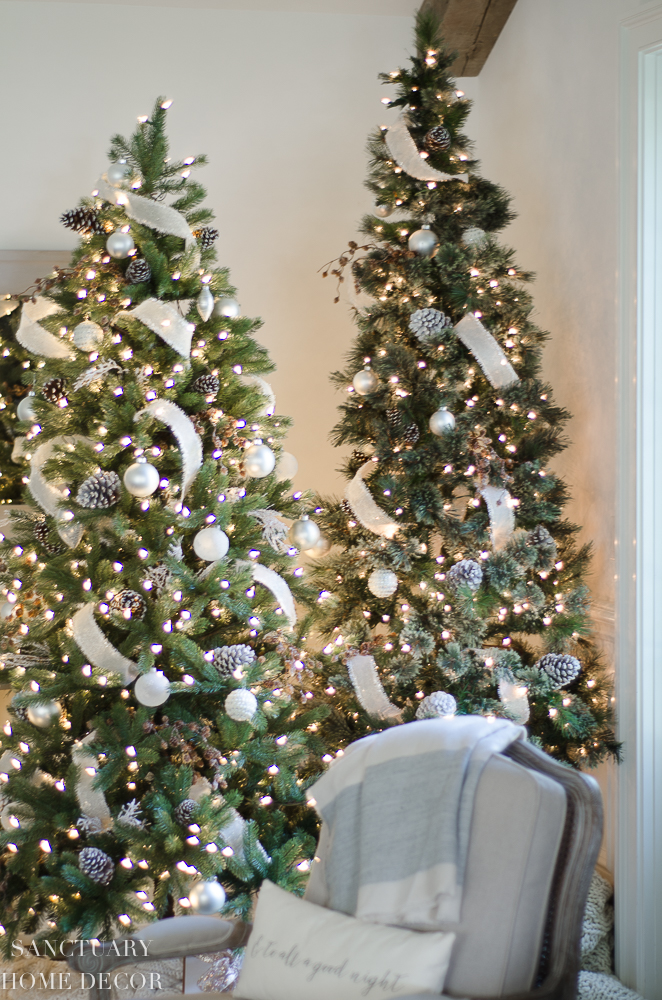 A Simple Way To Put Ribbon On A Christmas Tree Sanctuary Home Decor