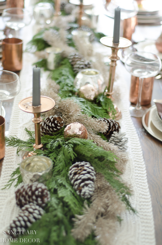 Copper Valentine Table Decorations - MY 100 YEAR OLD HOME