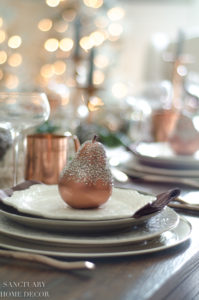 A Neutral Christmas Tablescape With Copper Accents - Sanctuary Home Decor