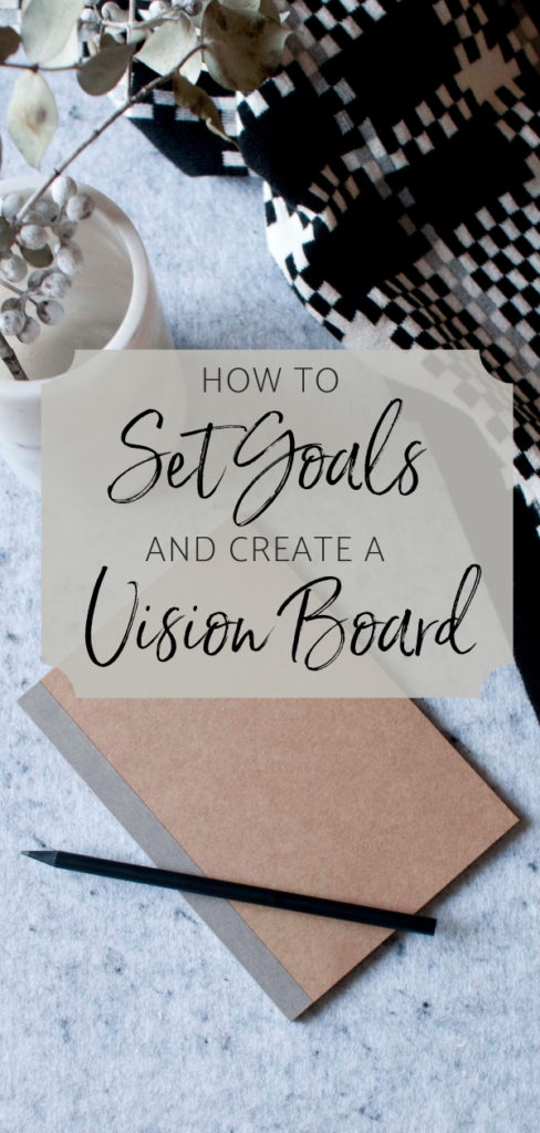 Setting Yearly Goals + Creating a Vision Board