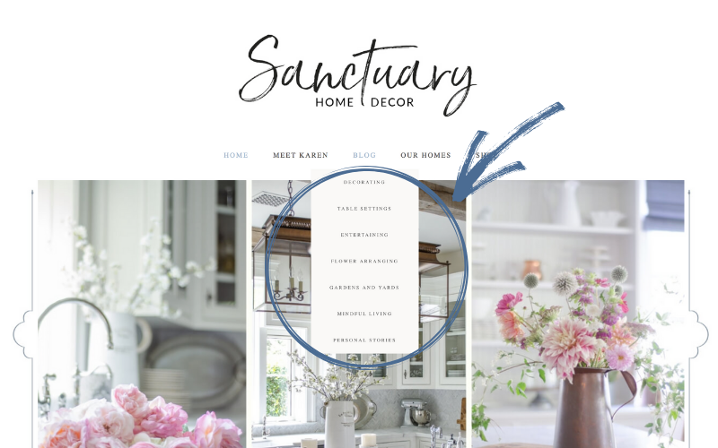 New Year New Look A Completely Fresh Website Design Sanctuary Home Decor