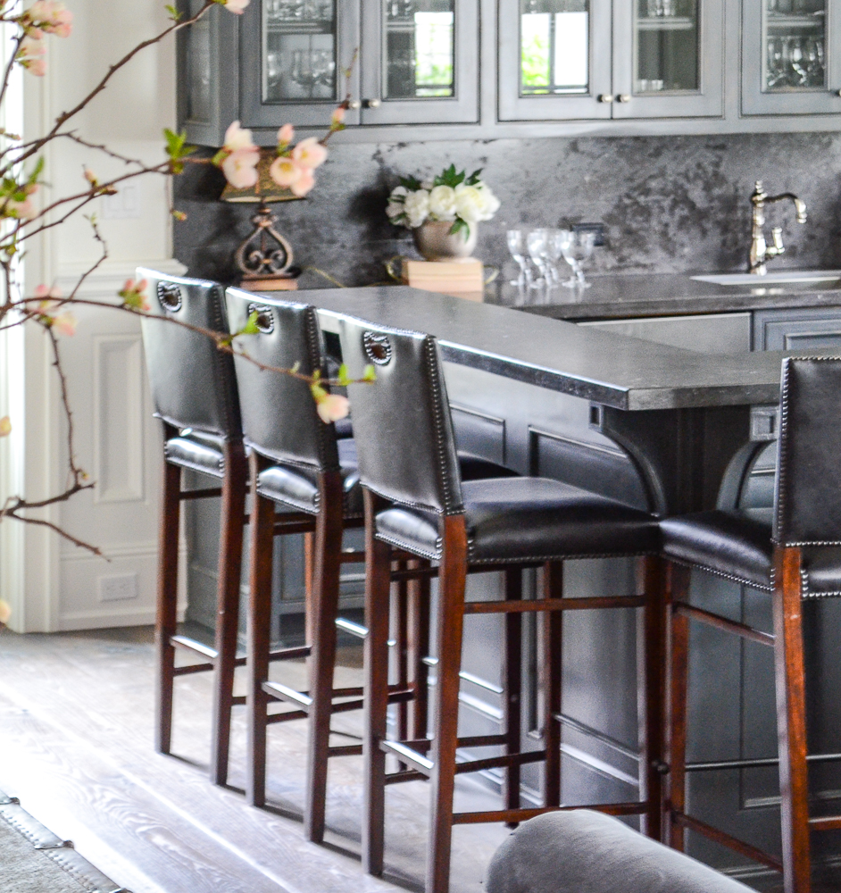 Charcoal Painted Bar