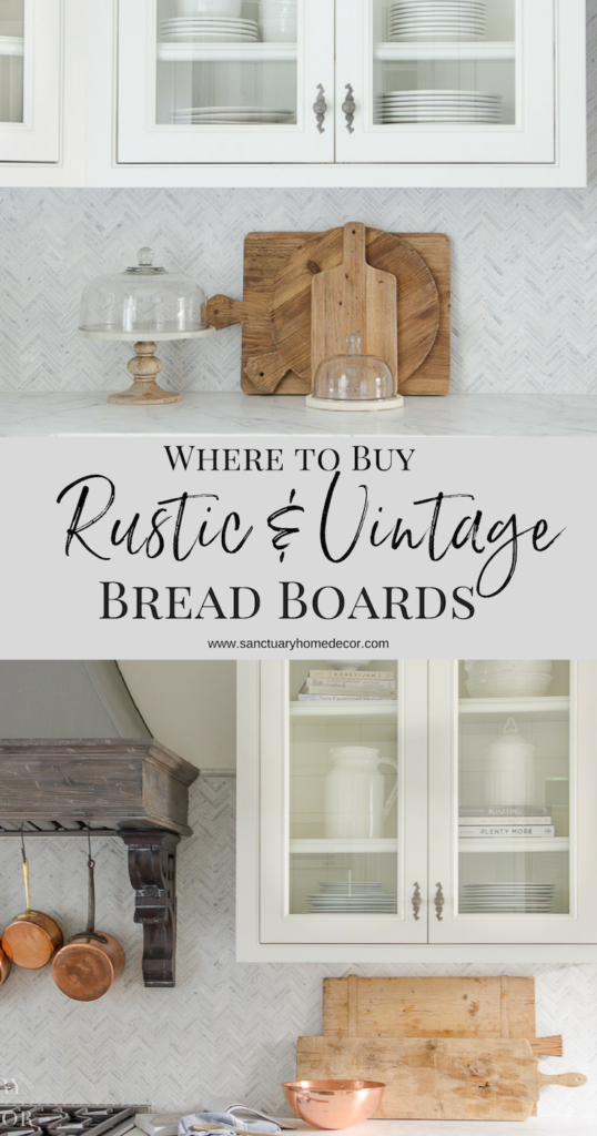 Where to Buy Vintage and Rustic Bread Boards-Sources and Links to Shop Vintage Bread Boards.
