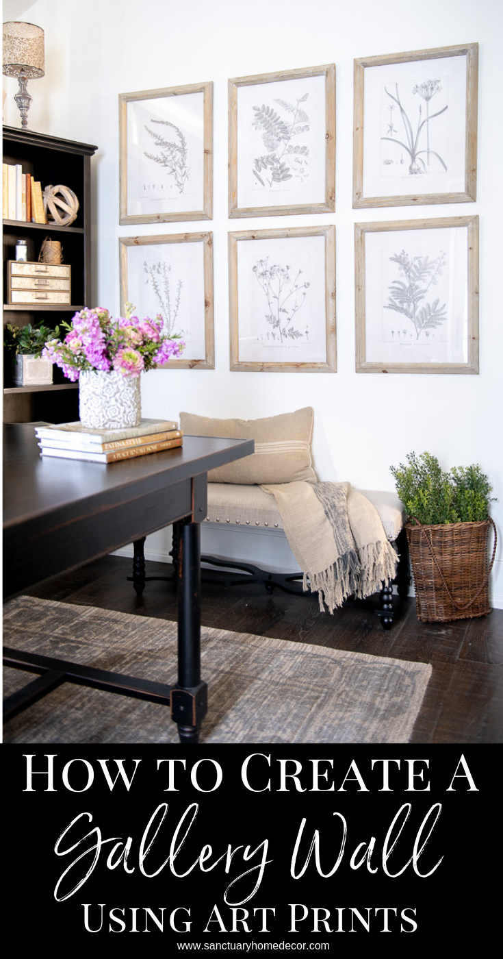 How to Create a Gallery Wall Using Art Prints - Sanctuary Home Decor