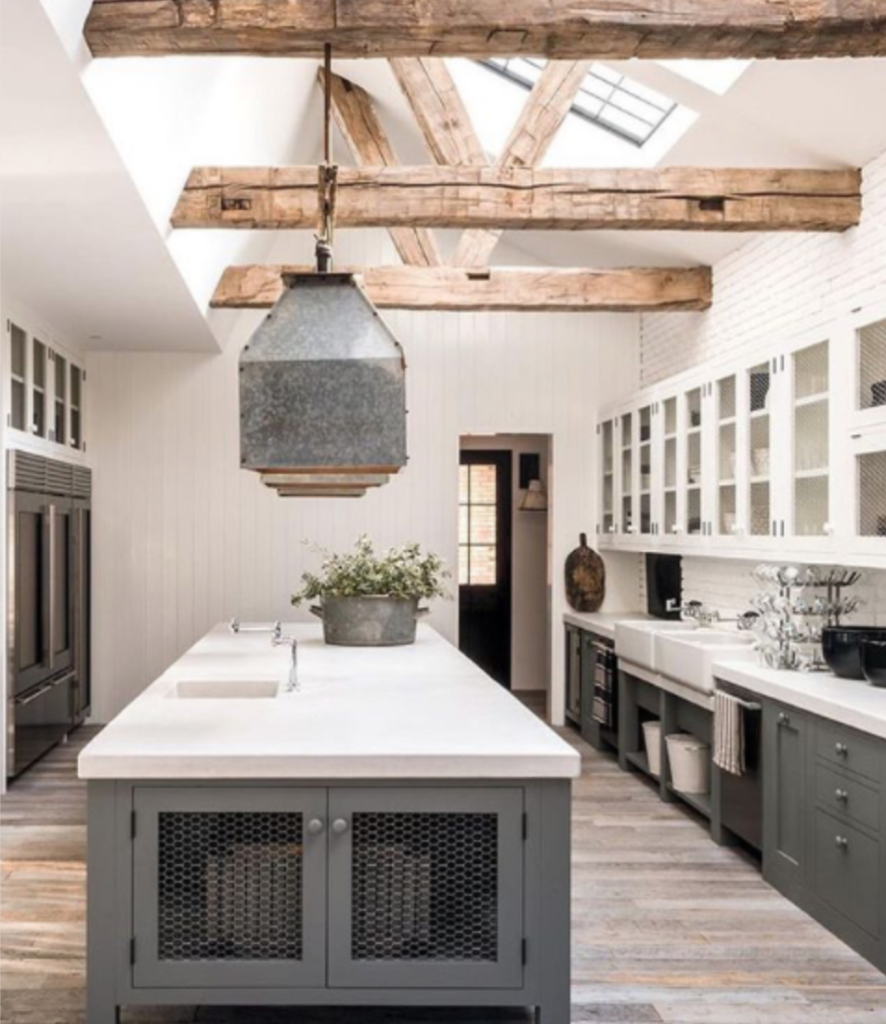 The 15 Most Beautiful Modern Farmhouse Kitchens on Pinterest