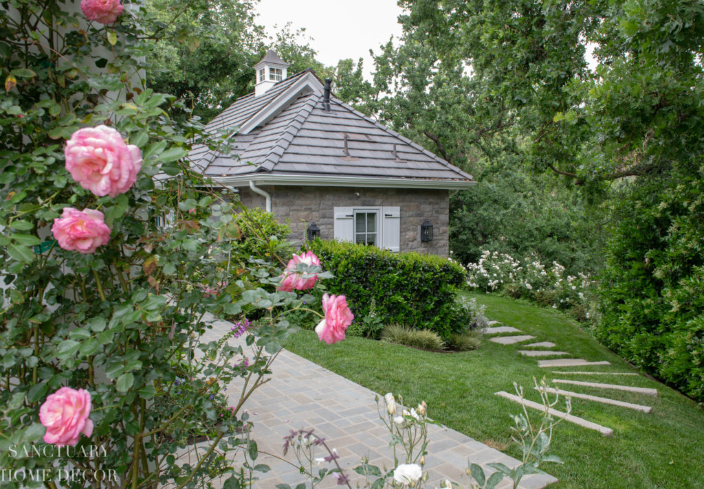 Stone Cottage-Flower Studio-Country Garden in Full Bloom