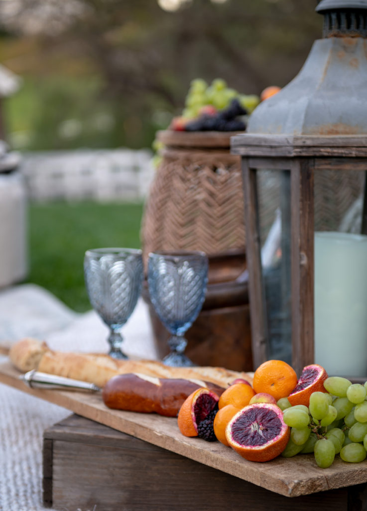 Bohemian Dinner Party-Fruit and cheese plate