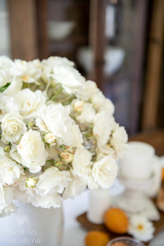 White Garden Roses-Iceberg Roses