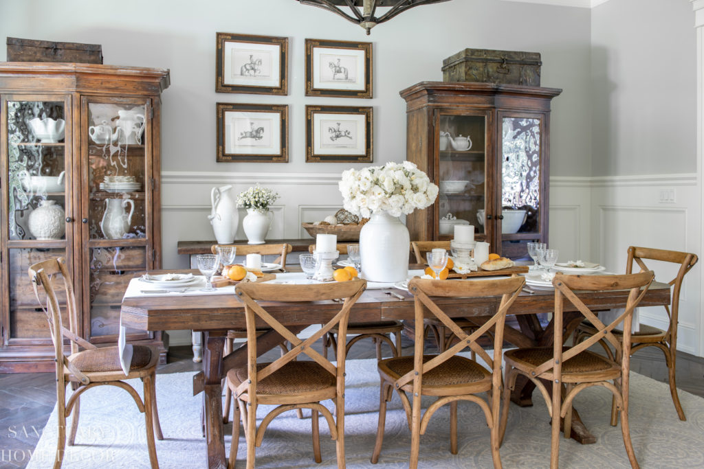 Dining Room Decor-Farmhouse dining room