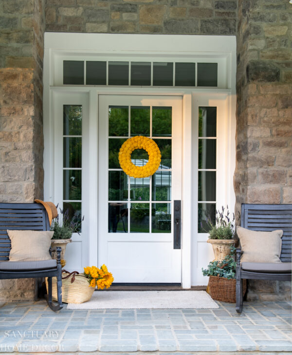 Summer Home Tour With Yellow and White Accents - Sanctuary Home Decor