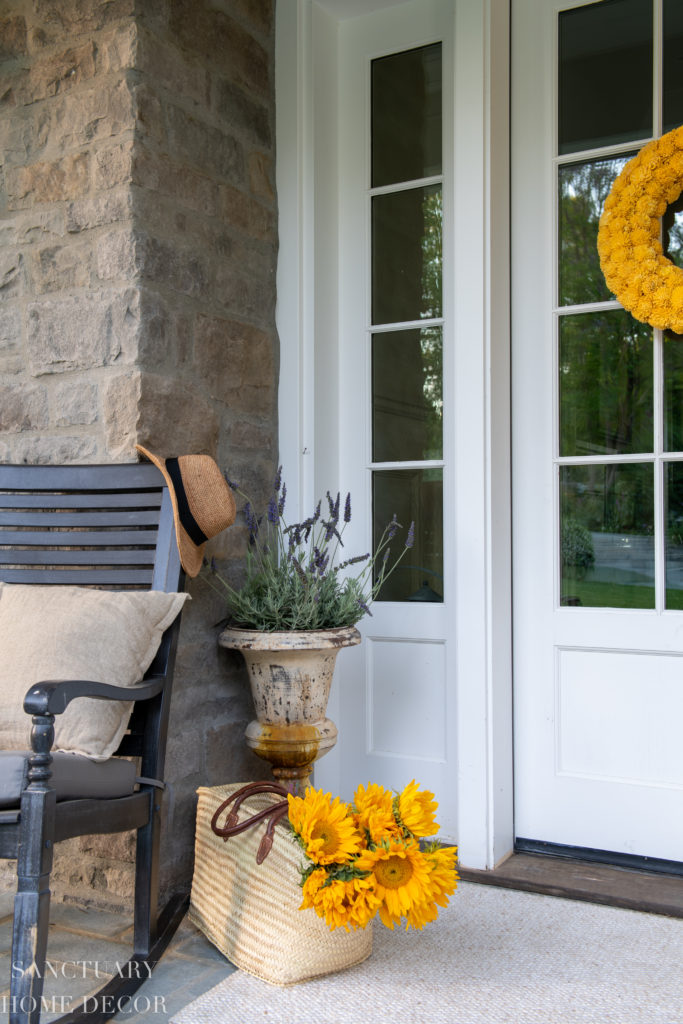 Summer Home Tour With Yellow and White Accents