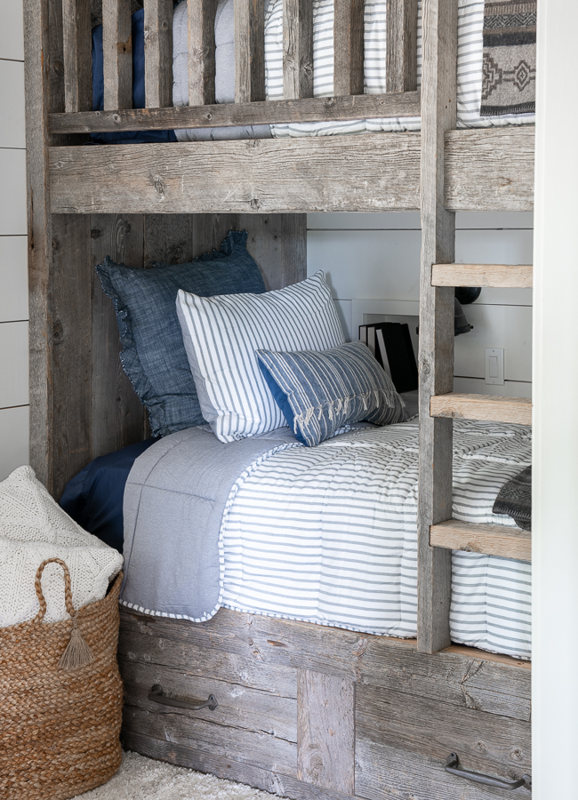 Barn wood Bunk beds 