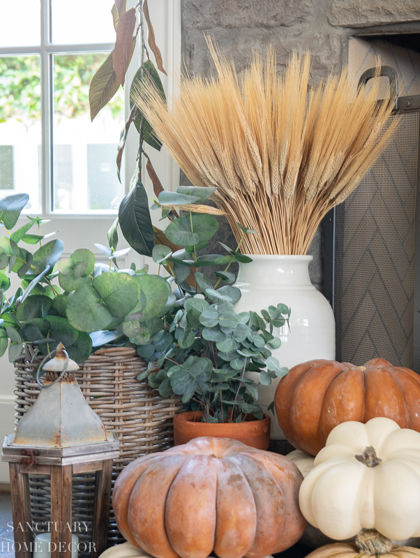 Fall Fireplace Decorating Tips - Sanctuary Home Decor