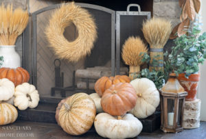 Fall Fireplace Decorating Tips - Sanctuary Home Decor