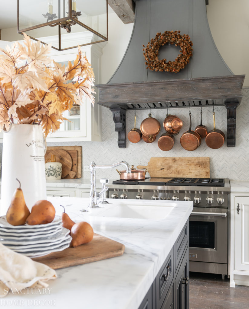 Winter Farmhouse Kitchen Decor - MY 100 YEAR OLD HOME