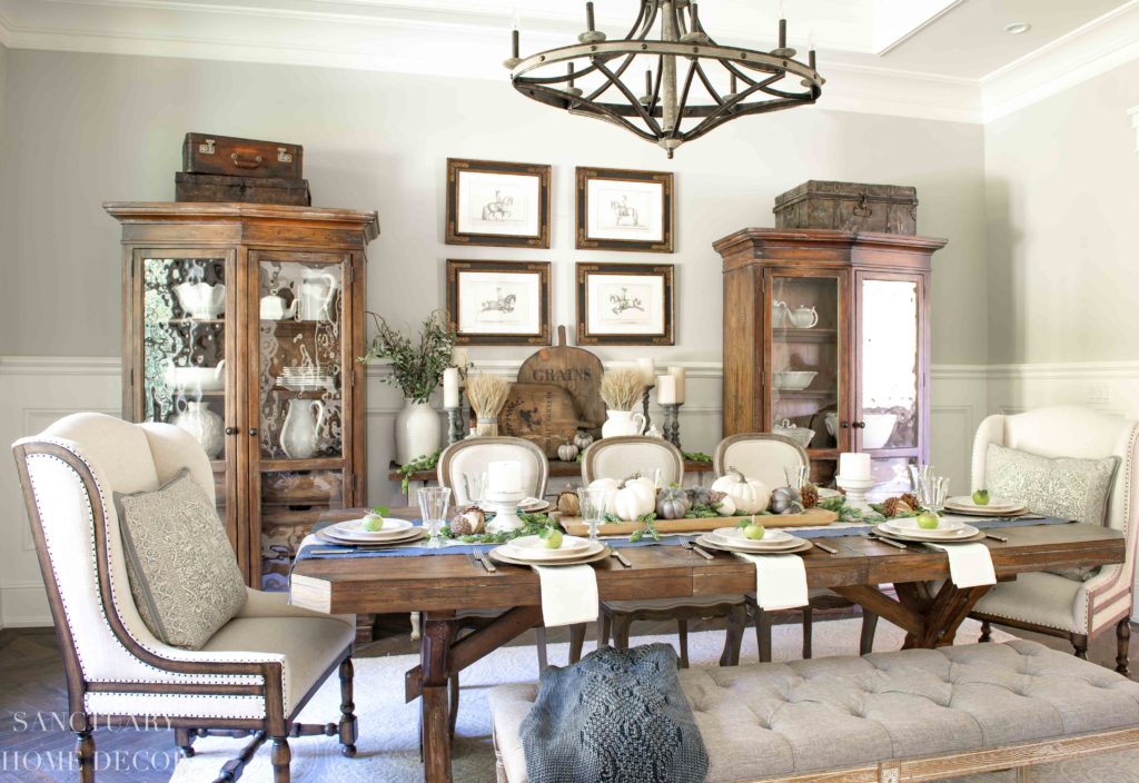 Ideas For Setting A Neutral Fall Table - Sanctuary Home Decor