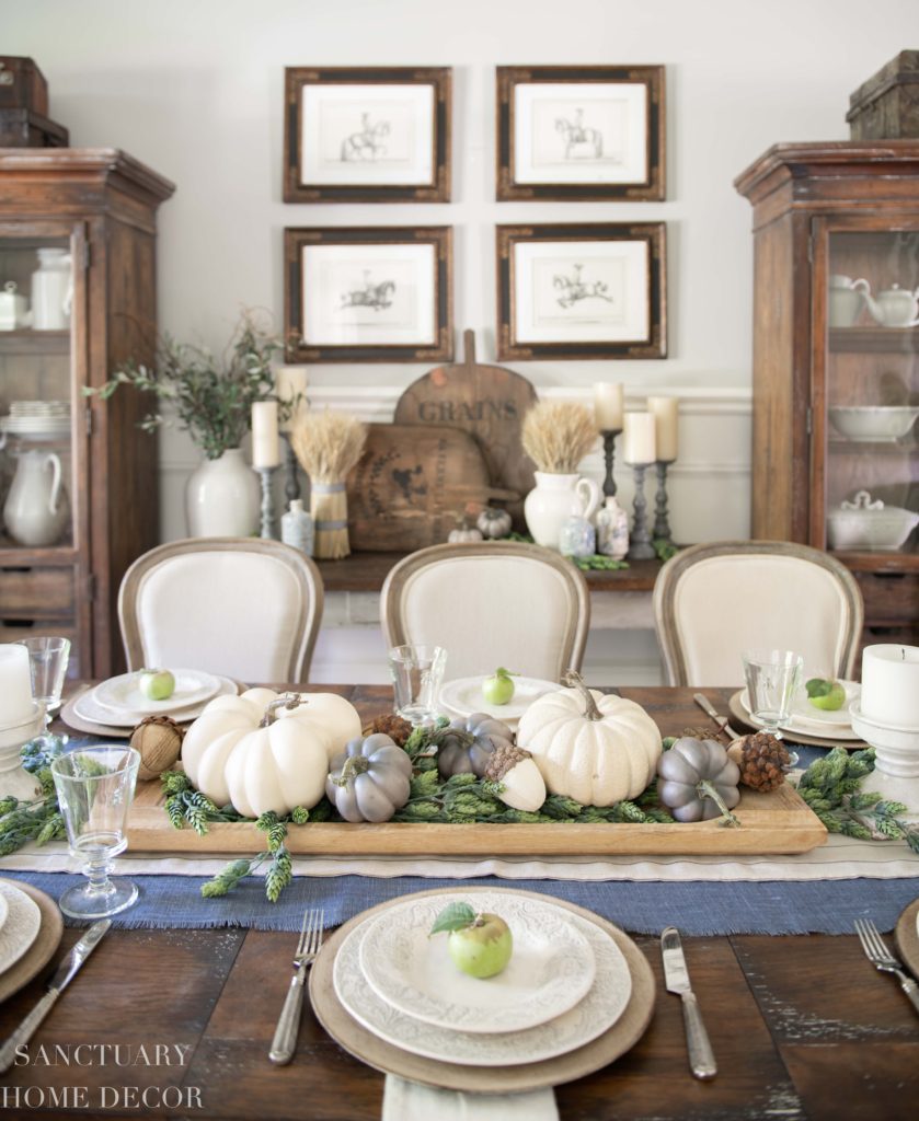 Ideas For Setting A Neutral Fall Table Sanctuary Home Decor