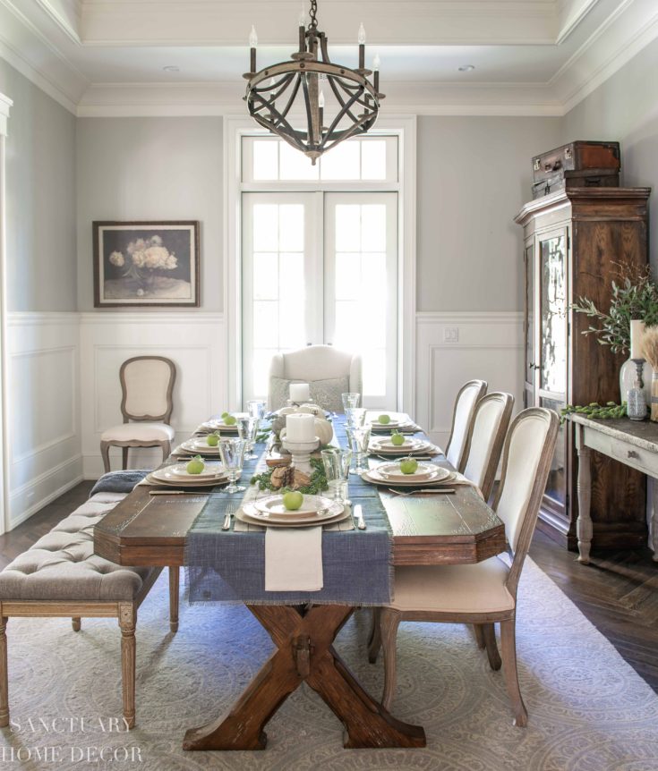 Ideas For Setting A Neutral Fall Table - Sanctuary Home Decor