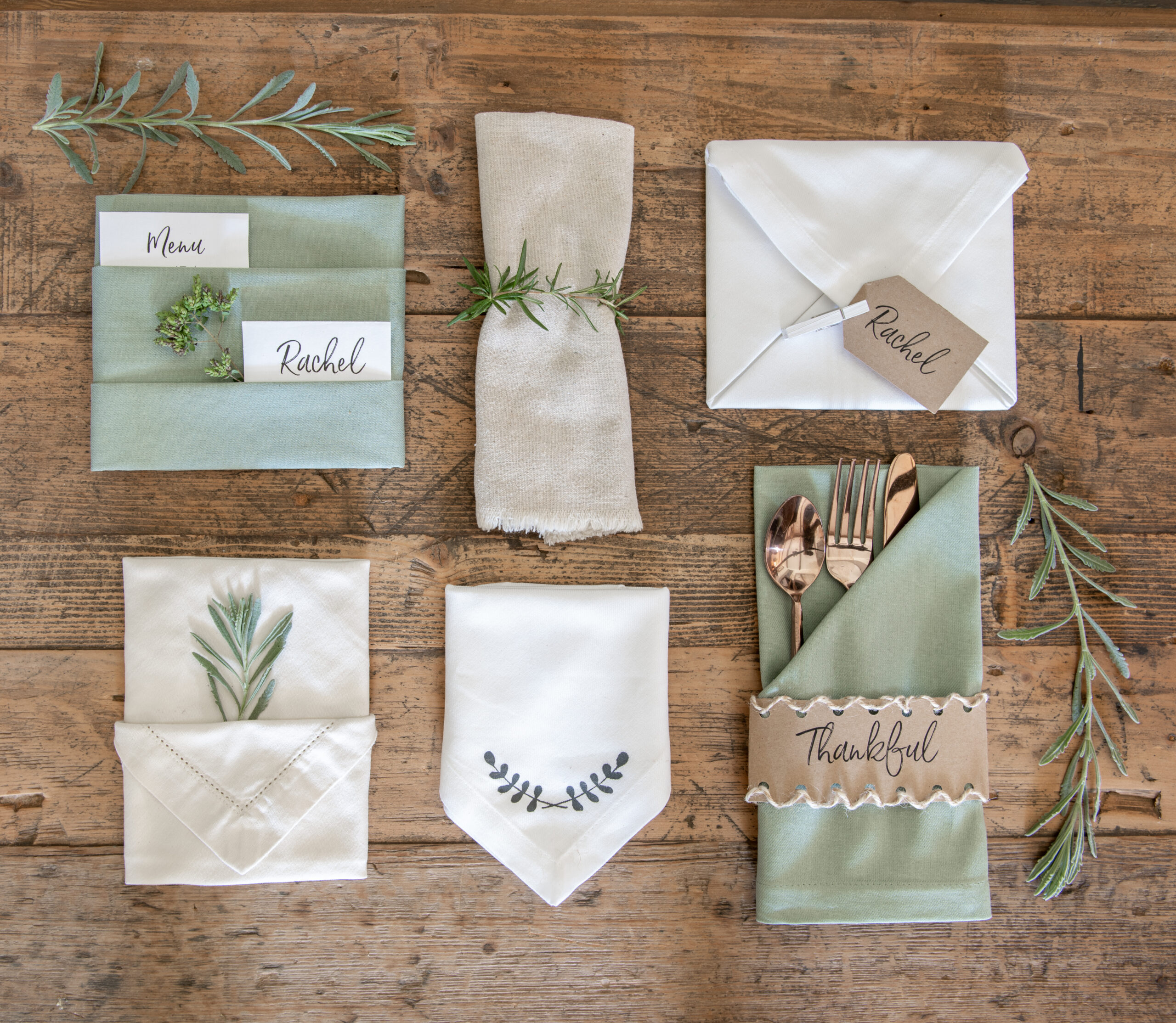 How to Store Cloth Napkins Using the Fold Method