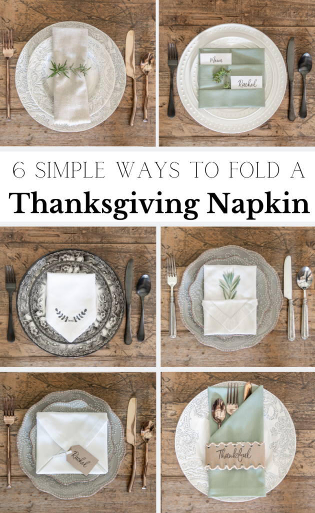 10 Ways to Fold Thanksgiving Napkins