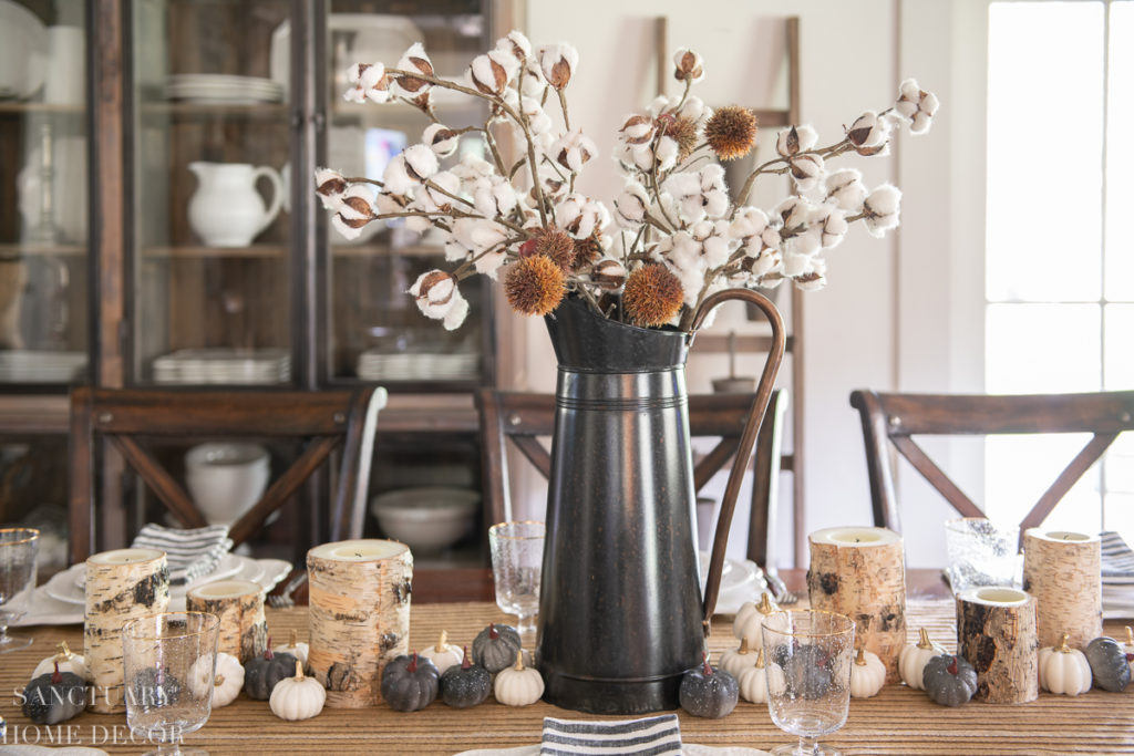 Last Minute Table Setting For A Fall Dinner Party Sanctuary Home Decor