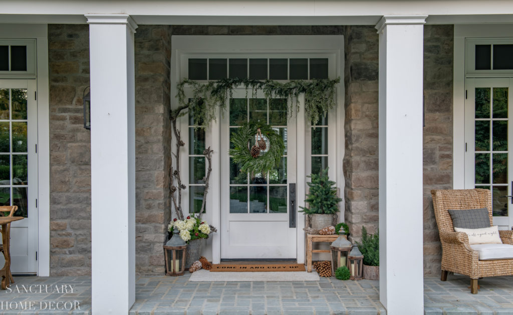 Simple Front Door Decorating Ideas - Sanctuary Home Decor