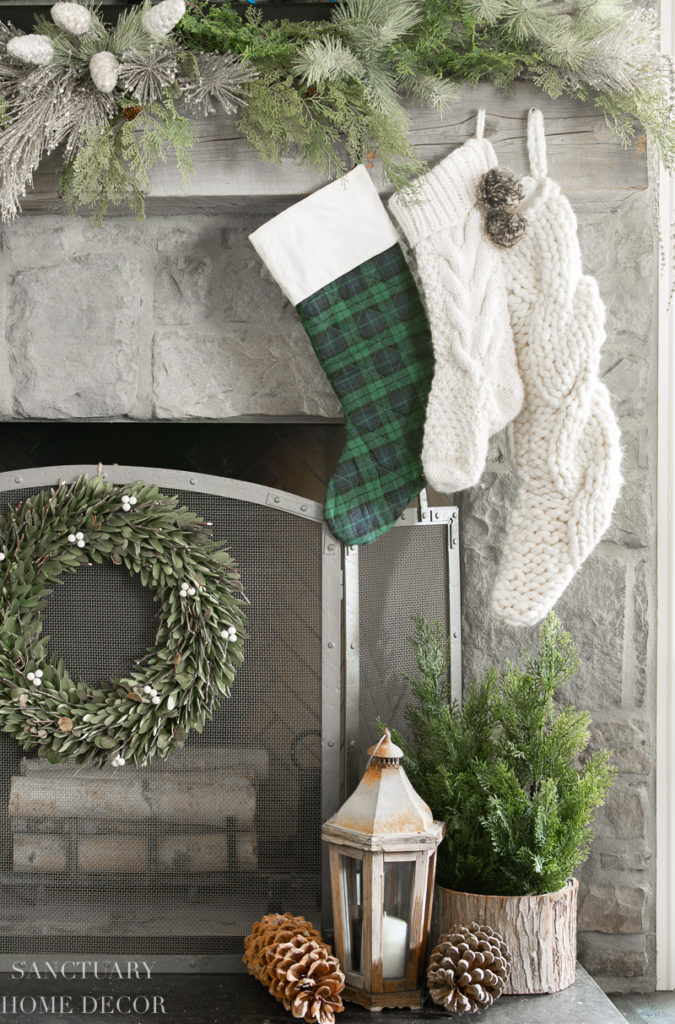 Cozy Plaid Christmas Decor In Green And Blue Sanctuary Home Decor