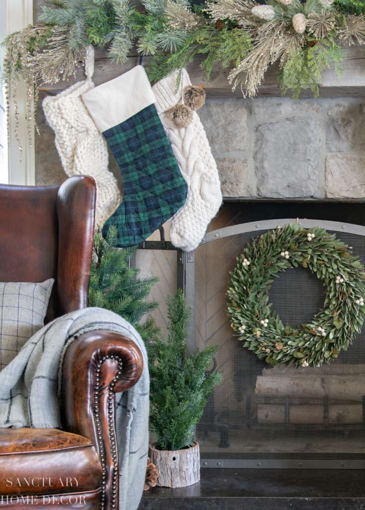 Red, Green and Plaid Christmas Tree - A Wonderful Thought