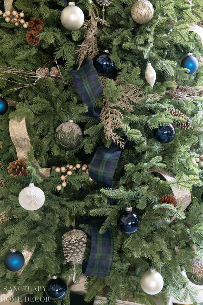 Blue Green and Gold Plaid: A Remarkable Christmas Tree 