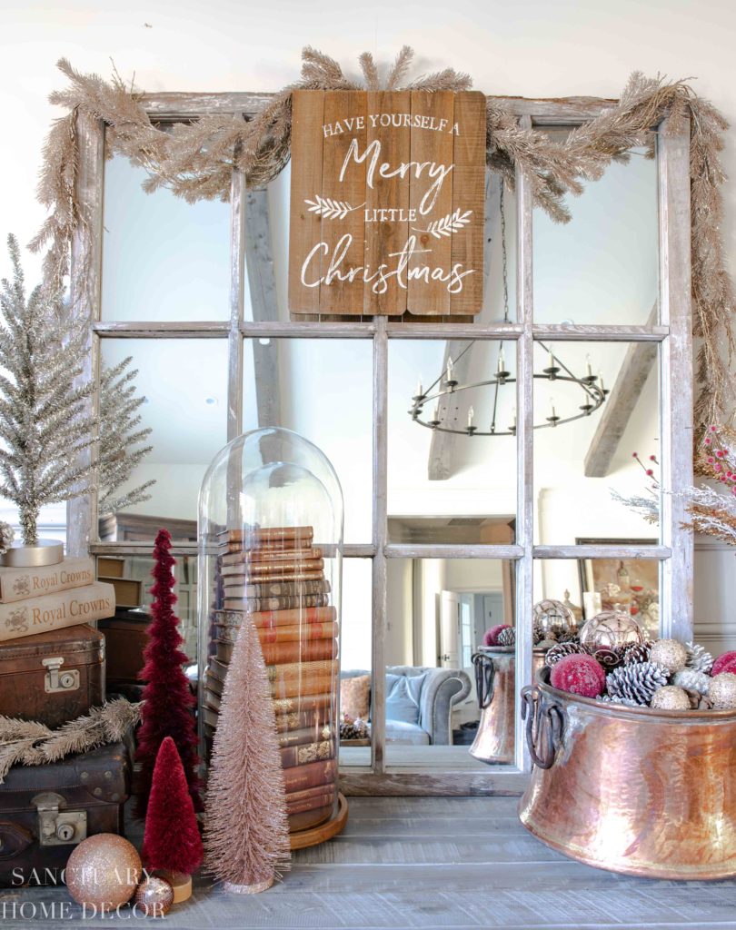 Christmas Decorating Ideas in Burgundy and Copper