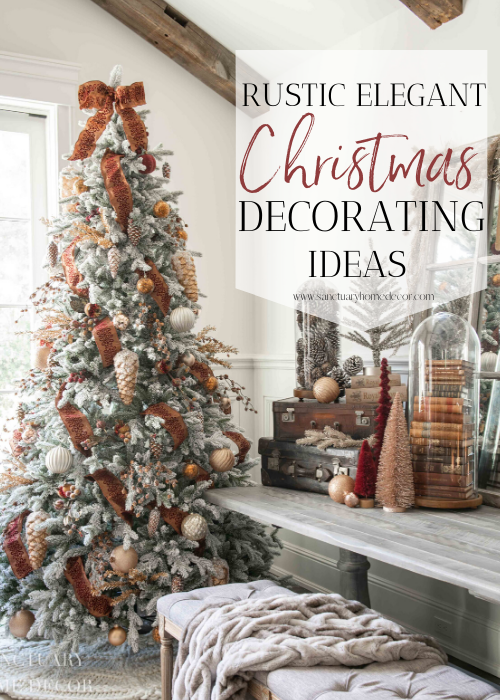 Christmas Decorating Ideas in Burgundy and Copper