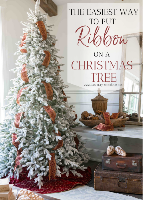 How to Decorate a Christmas Tree with Ribbon