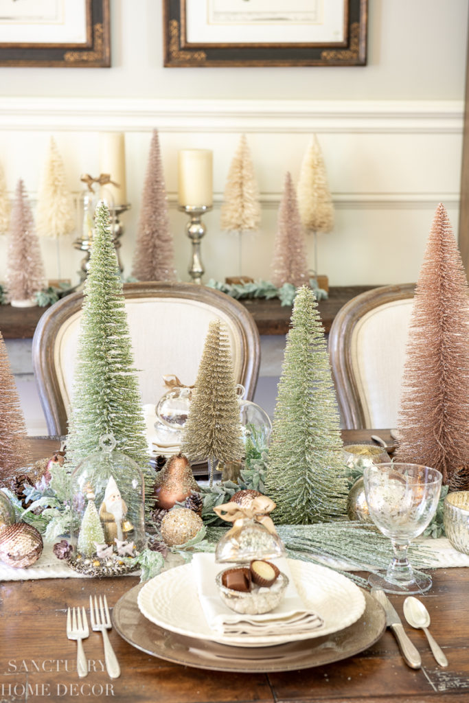 Vintage Christmas Table Setting Sanctuary Home Decor